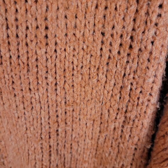 Free People rust orange wool angora oversized slouchy sweater Size small - Picture 5 of 8